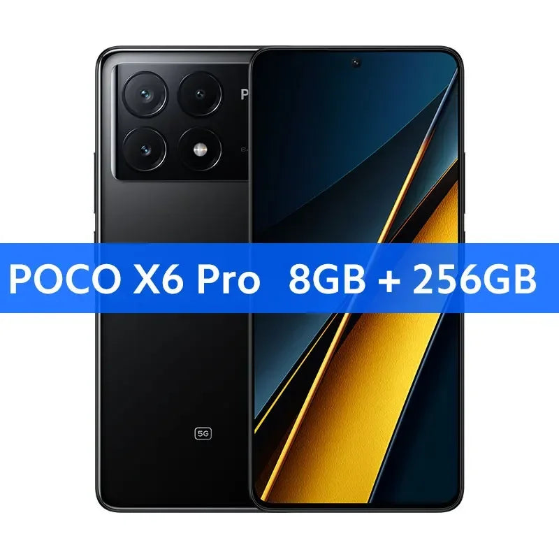 POCO X6 Pro 5G Global Version 6.67" 1.5K Flow AMOLED DotDisplay 64MP camera 67W turbo charging Dimensity 8300-Ultra NFC