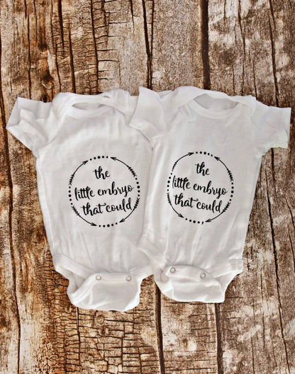 Buy One Get One Free Twins Baby Bodysuits Clothes Funny Baby Boy Girl Clothing Summer Toddler Jumpsuits Twin Infant Shower Gifts