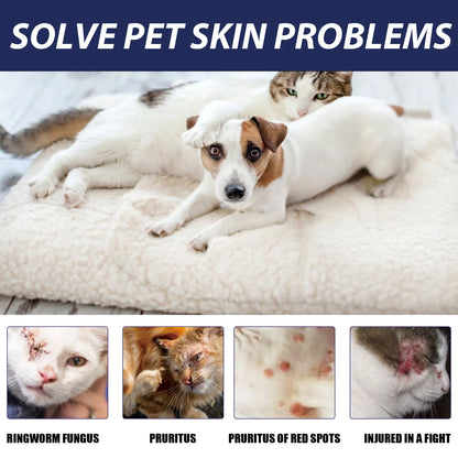 Pet Skin Repair Cream Ringworm Treatment Repair Dry Skin Disease Relief Itching Healing Moisturizer Wound Care Dog Skin Ointment