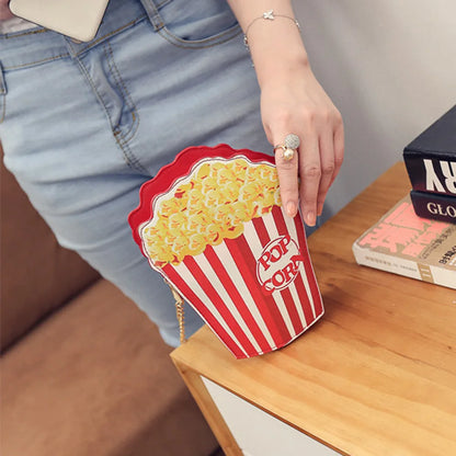 Cute Popcorn Shoulder Bag for Woman