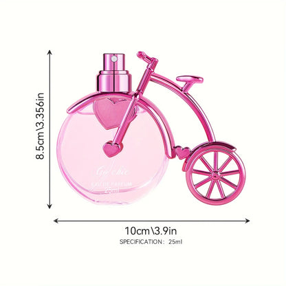 25ML Bike Styling Women's Perfume Pink Fragrant Fresh Oriental Floral Perfume