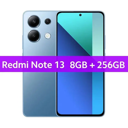 Global Version Xiaomi Redmi Note 13 Smartphone Snapdragon® 685 108MP camera 120Hz AMOLED display 33W charging