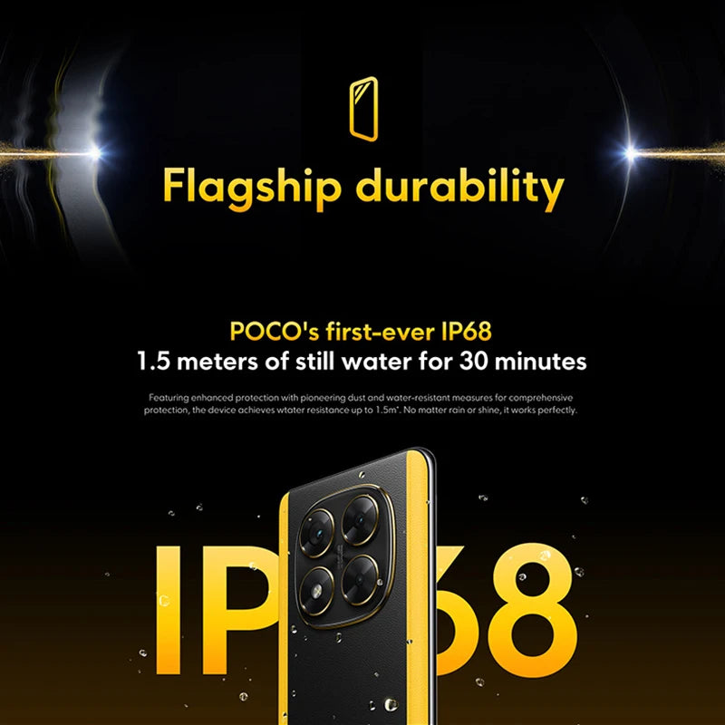 World Premiere POCO X7 Global Version Smartphone Dimensity 7300-Ultra 6.67" 1.5K AMOLED Curved Display 45W Turbo Charging NFC