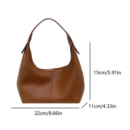 Luxury Handbags for Women Fashion Small Causal Tote Handbag Female Retro Vegan PU Leather Hobo Clutch Purses Shoulder Bag