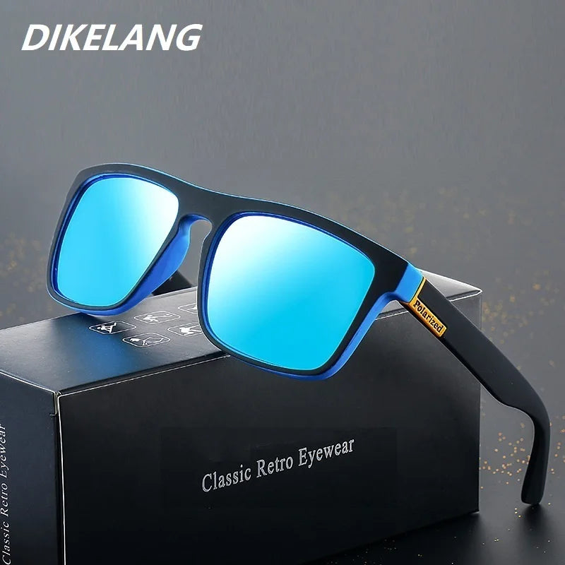 Square Vintage Polarized Sun glasses