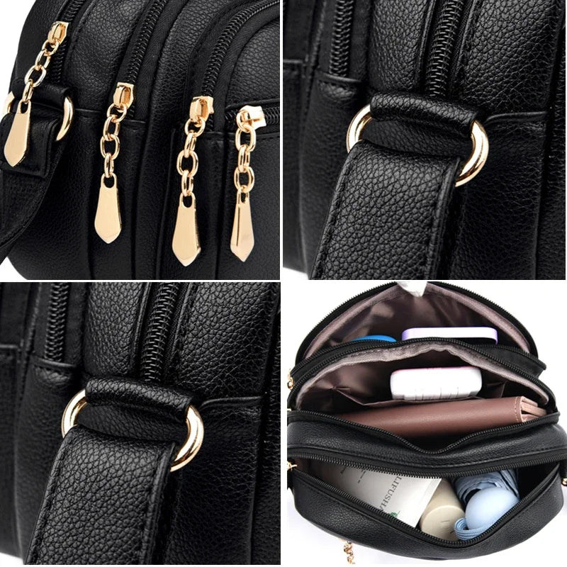 Soft Leather Purse Fashion Women