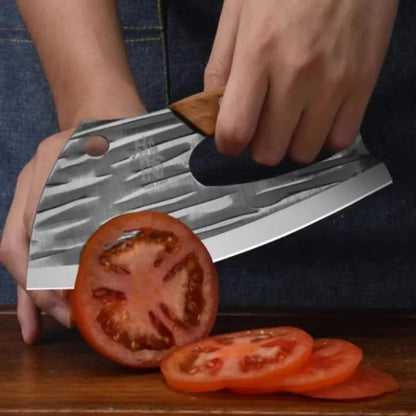 Stainless Steel Fish Cutter Kitchen Knife Meat Cutter High Quality Wood Handle Labor-saving Knife Kitchen Tool