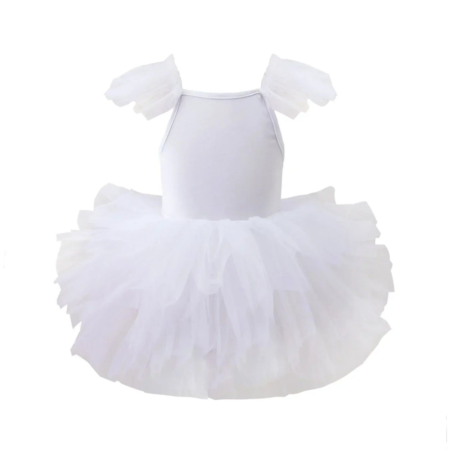 New Girl Ballet TuTu Dress 1-8 Ys Fashion Professional Kids Dancing Party Dress Performance Costume Princess Wedding Dress