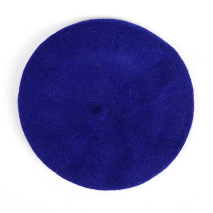 100% Wool Retro Beret Hat Autumn Winter Women British Hepburn stylish Artist Painter Hats Thick Warm Woolen Pumpkin Beanies Cap