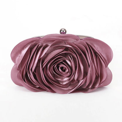 Female Evening Bag Portable Flower Bride Small Purse Full Dress Party Handbag Wedding Wallet Women Floral Chain Lady Clutches