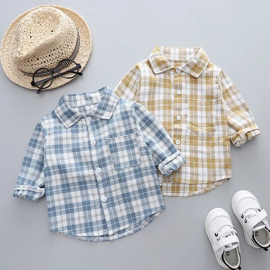 DIIMUU Spring Autumn Kids Baby Boys Cotton Clothes Shirt Toddler Girls Tee Clothing Children Wears Infant Blouse