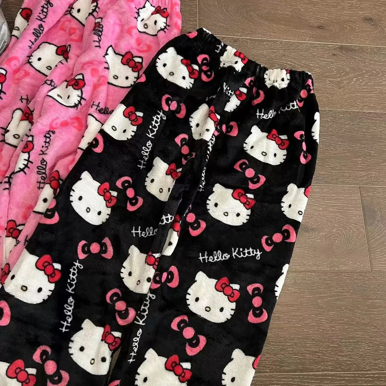 2025 New Hello Kitty Pajamas Pants Anime Women's Pajama Pants Cartoon Couple Home Sleepwear Trousers Leisure Home Clothing