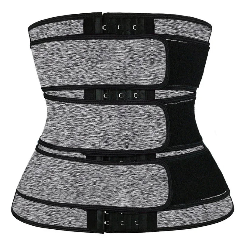 Qtree Body Shapewear Women Waist Trainer Corset Belly Cincher Trimmer Weight Loss Slimming Sweat Belt Sauna Strap Tummy Control