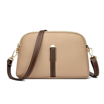 Genuine Leather Shoulder bag Women Handbag Designer Cowhide Flap Bag