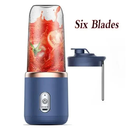 Electric Fruit Juicer Multifunctional Double Cup Portable Juicer Fruit Blender Milkshake Juice Maker USB Smoothie Blender