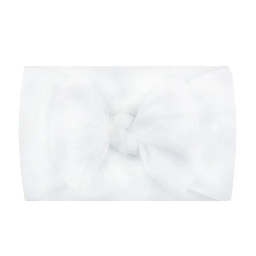 Baby Girl Headband Infant Hair Accessories Bows Newborn Headwear Rabbit Ear Elastic Gift Toddler Bandage Ribbon Soft Bowknot