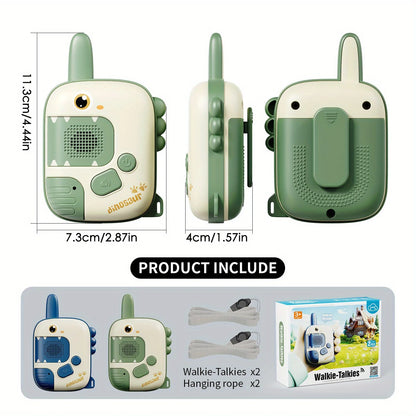 Mini Walkie Talkie Toys for 2 Pack, Kids Portable Radio Receiver Walkie Talkies for Indoor Outdoor Camping Hiking Playing Toy