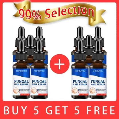 Nail Fungals Renewal Nail Repair Liquid for Discolored Thickened Crumbled Nails Nail Fungals for Discolored Broken Cracked