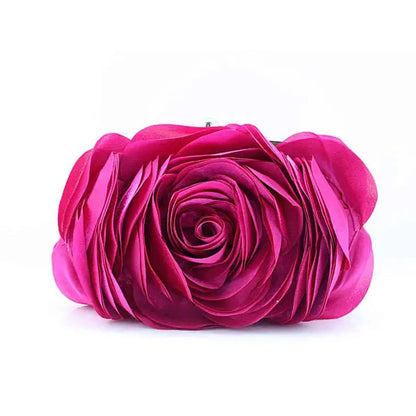 Female Evening Bag Portable Flower Bride Small Purse Full Dress Party Handbag Wedding Wallet Women Floral Chain Lady Clutches