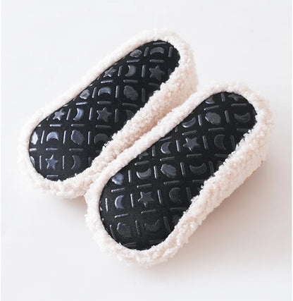 Autumn Winter Baby Slippers Toddler Plush Floor Sock Shoes Boy Girl Children Soft Anti-slip Walking Shoes Indoor Home Kids Shoes