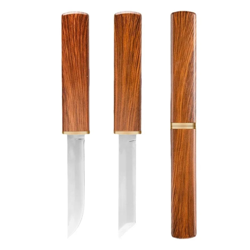 Dragon and Phoenix Double Knife Stainless Steel Mandarin Duck Knife Portable Portable High Hardness Multifunctional Fruit Knife