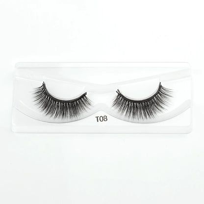 New 1/3Pairs Magnetic Eyelashes False Lashes Repeated Use Eyelashes Waterproof Liquid Eyeliner With Tweezer Make Up Sets Hotting