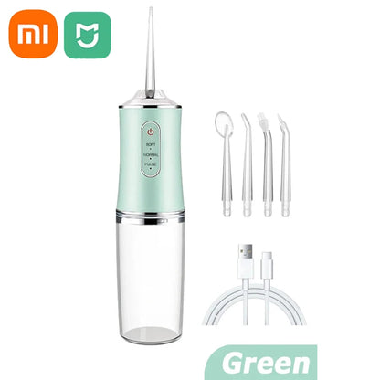 Xiaomi MIJIA Smart Electric Oral Irrigator Water Flosser 4 Jets 3 Modes USB Charging Water Jet Irrigator Dental Teeth Cleaner