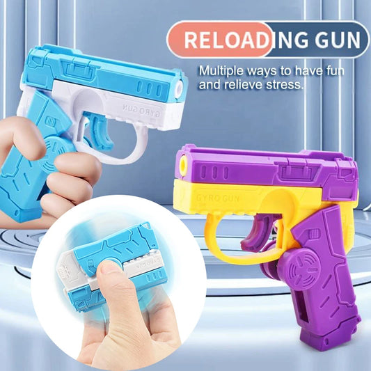 2 in 1 Deformed Fidget Spinner Toys Gun for Children Antistress