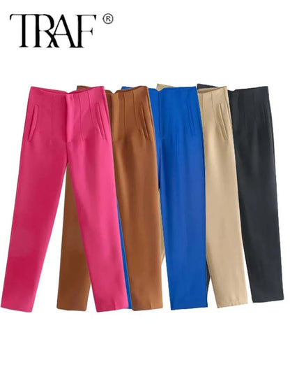 Woman Pencil Pants High Waist