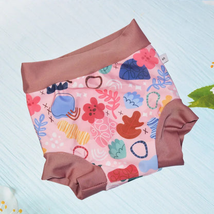Eezkoala Leakproof Swimming Diaper Newborn Baby High Waist Swim Nappies Washable Sunproof Baby Swimwear Cloth Nappys