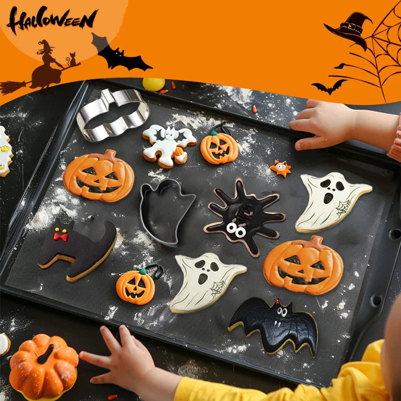 Halloween Cookie Cutter Metal Pumpkin Ghost Biscuit Mould