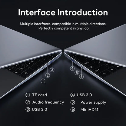 14.1" Windows 11 Pro i9 Gaming Laptop Computer PC Gamer 16GB RAM 1TB 2TB SSD Notebook Intel Core i9 8950HK Office Study Computer