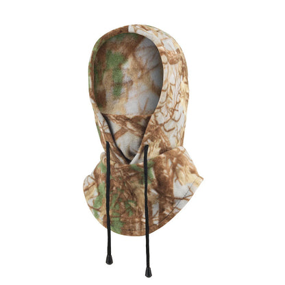 Winter Cycling Men Polar Fleece Warmer Beanies Women Camouflage Full Face Mask Thickened Helmet Liner Sport Ski Balaclava Cap