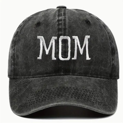 DAD MOM Embroidery Pure Cotton Baseball Cap Fashion Women Men Hat Sport Visors Snapback Cap Sun Hat Breathable Outdoor Caps