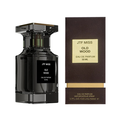 Luxury Brand JTF 50ml Eau De Parfum Spray for Men Fresh Scent Energetic Fruity Floral Woody Tones Women's Long Lasting Perfume