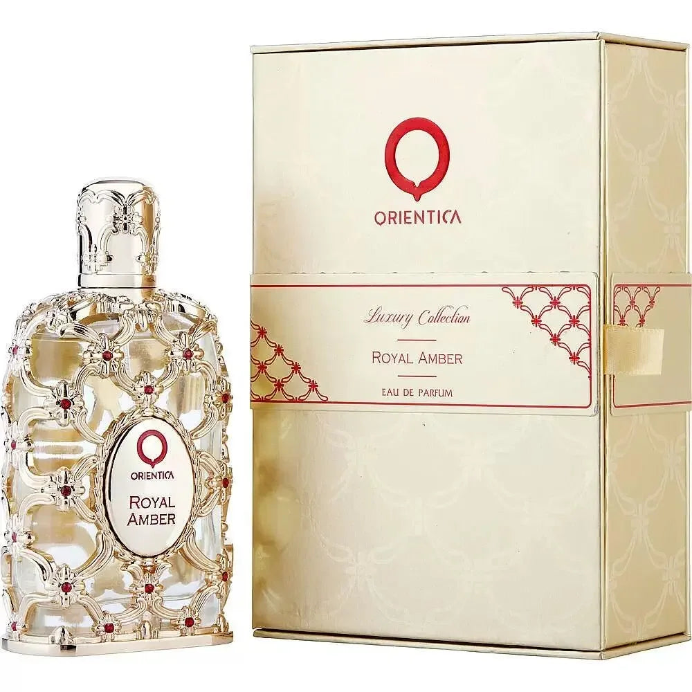 Royal Amber Rouge Oud Saffron 80ML Men Women Eau De Parfum  Neutral Rose Spray Perfume Fragrance