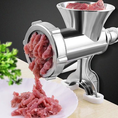 Manual Meat Grinder Sausage Maker With Tabletop Clamp Sausage Stuffer Machine Multifunction Aluminum Alloy for Home Kitchen