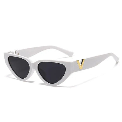 New Fashion Cat-eye Sunglasses For Women Colored Glasses Uv400