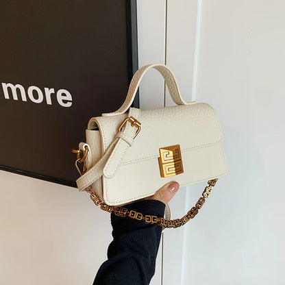 Bag Summer Women's Portable Small Square Bag 2025 New Trendy Fashion Korean Edition Niche Design Chain Shoulder Bag