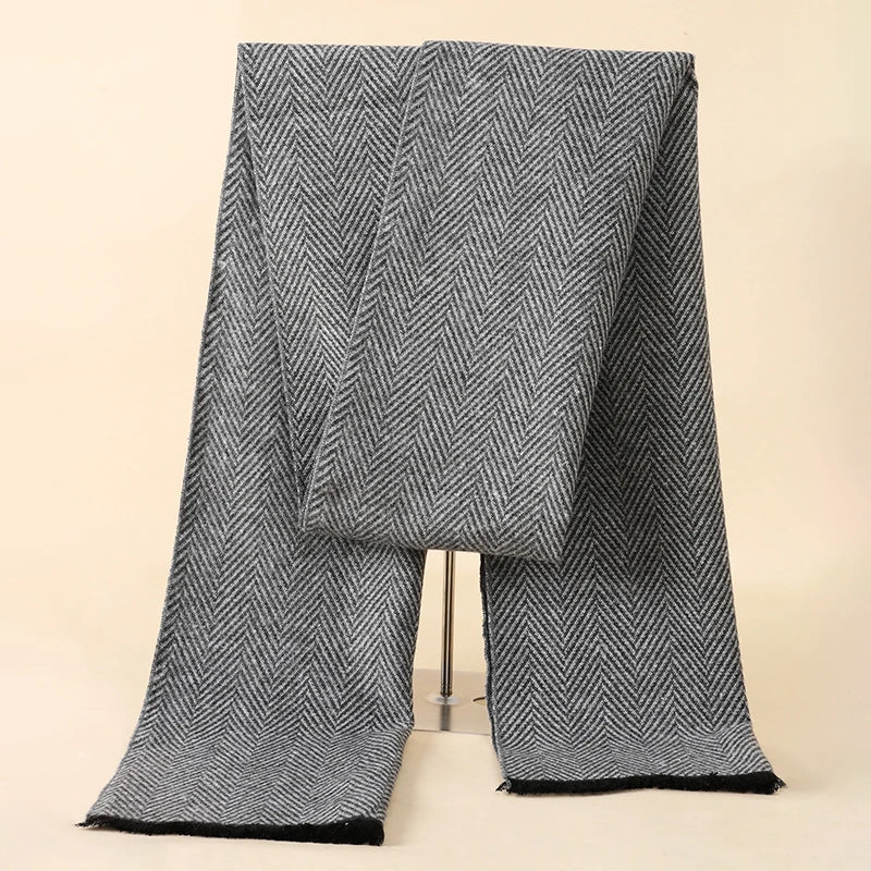 Fashion 180*30cm Scarves Man Autumn Winter Thick Warm Cashmere Business Long Wraps Boy Classic Shawl Free Shipping muffler