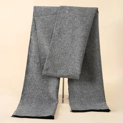 Fashion 180*30cm Scarves Man Autumn Winter Thick Warm Cashmere Business Long Wraps Boy Classic Shawl Free Shipping muffler