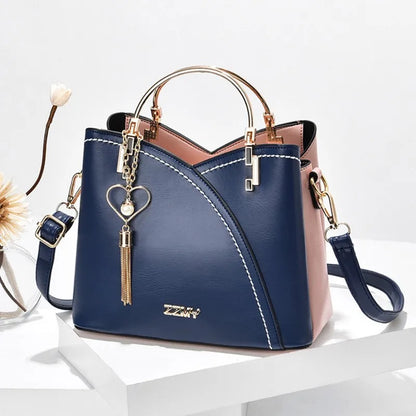 Handbags For Women New Trend Highend Sense of All Match Color Large Capacity One-shoulder Messenger PU Leather Handbag