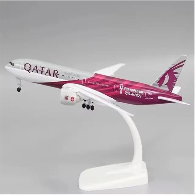 20CM Boeing 777 Air Canada Alloy Airplane Model Toy With Wheel Replica Aircraft Plane Boys for Collectible Display Gift