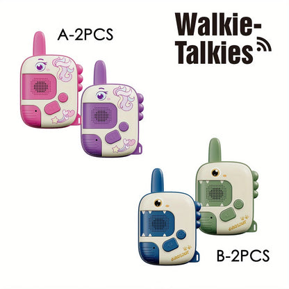 Mini Walkie Talkie Toys for 2 Pack, Kids Portable Radio Receiver Walkie Talkies for Indoor Outdoor Camping Hiking Playing Toy