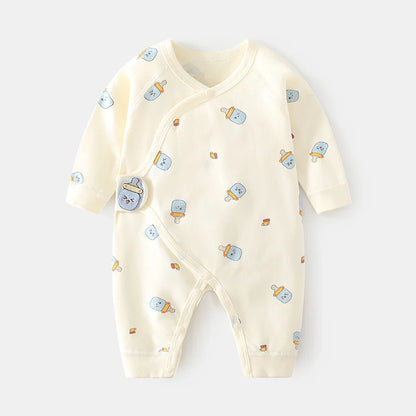 New Infant Baby Rompers For Girls Boys Print Cute Soft Newborn Jumpsuit Cotton New born Boy Girl Clothes Spring Romper Clothing