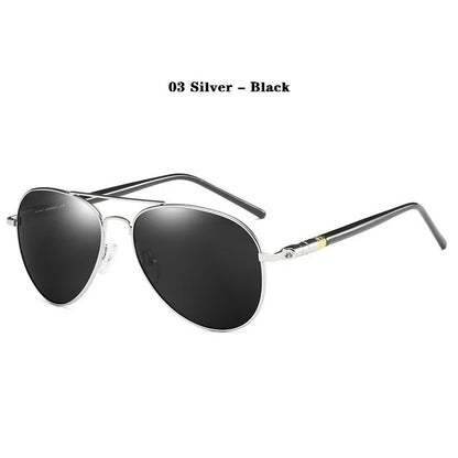 Classic Men And Women Polarized Sunglasses Fashion Metal Pilot Driving Fishing Sun Glasses Man Vintage Sunglass UV400 Eyeglasses