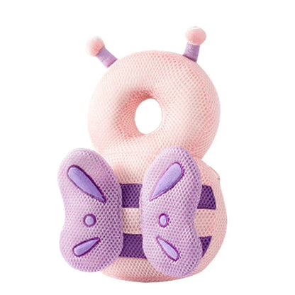 1-3Toddler Baby Head Protector Breathable Tencel Back Protector Cushion Back Prevent Injured Cartoon Security Pillows