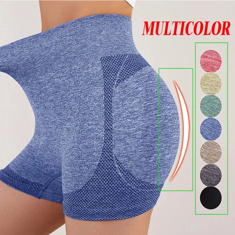 Women Yoga Shorts High Waist Workout Shorts