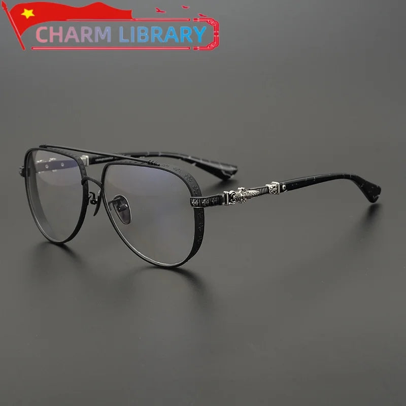 Frame Women Prescription Glasses Retro Designer Luxury Brand Fashion Men Alloy Myopia Reading Eyeglasses Prescription Eyewear