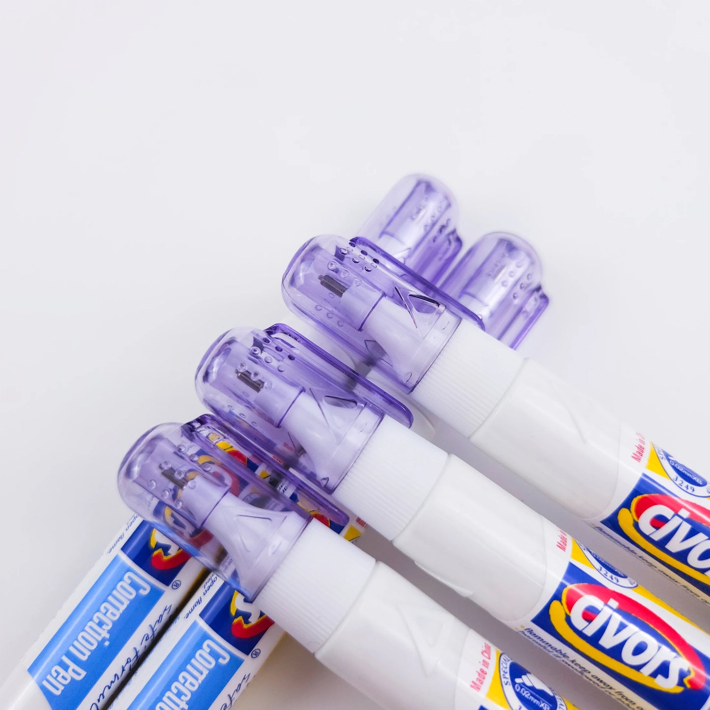 4 sale Wholesale Metal Headed Error Correction Fluid Pen for Student stationery, quick drying Volume 10ml, Metal tip 0.02mm